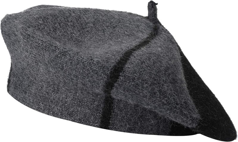 ZLYC French Beret Hat Fashion Print Lightweight Winter Warm Artist Hat for Women - Image 1